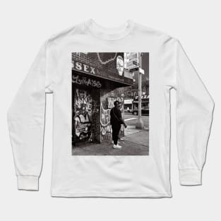 Street Art Graffiti Tags New York City Long Sleeve T-Shirt